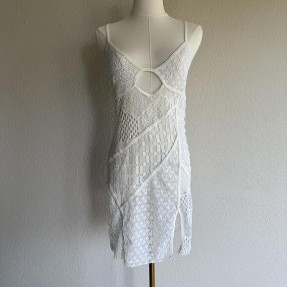For Love And Lemons Crochet White Dress Size S BNWOT - Picture 1 of 8